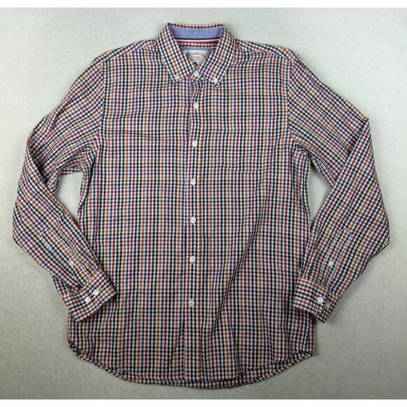 SOUTHERN VINTAGE EIGHTY-ONE - MEN'S PLAID LONG SLEEVE BUTTON-UP SHIRT - SIZE M - Picture 1 of 7